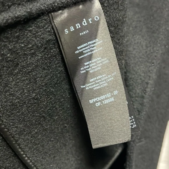 Sandro paris Madeen Pea Coat